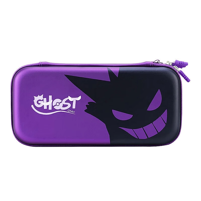 Per Switch Oled Storage Bag Game Card Portatile Anti Drop Scatola Di Immagazzinaggio Universale Ad Alta Capacità Purple Ghost Switch Ns