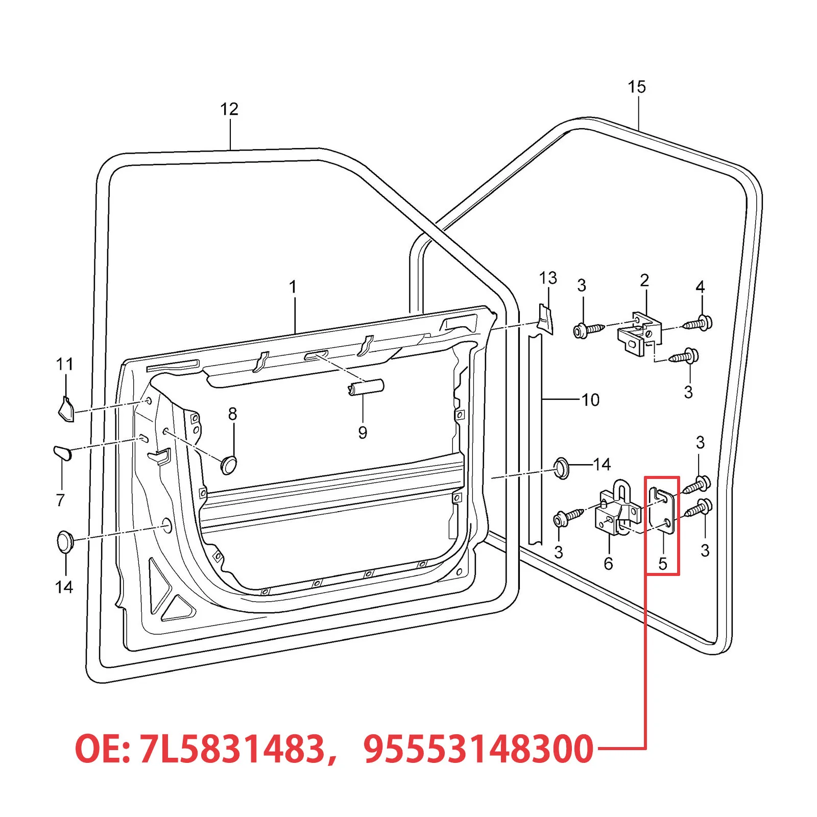 Door Hinge Repair Kit Car Hinge Bracket Front Lower Door Hinge Repair Washer Plate for VW Audi A4 Skoda Seat Ibiza Touareg Golf Passat Car Sagging Doors Align Shim Pad