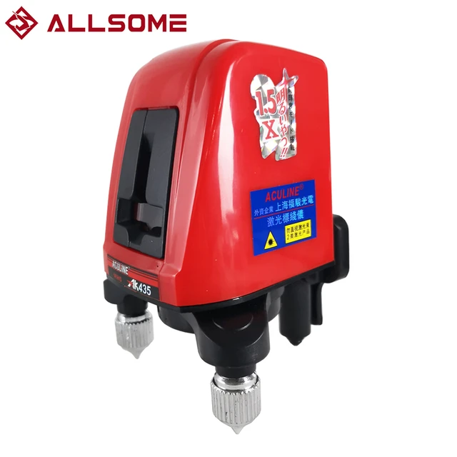 AK435 Laser Level 2 Line 1 Point Laser 635nm Slash Function.