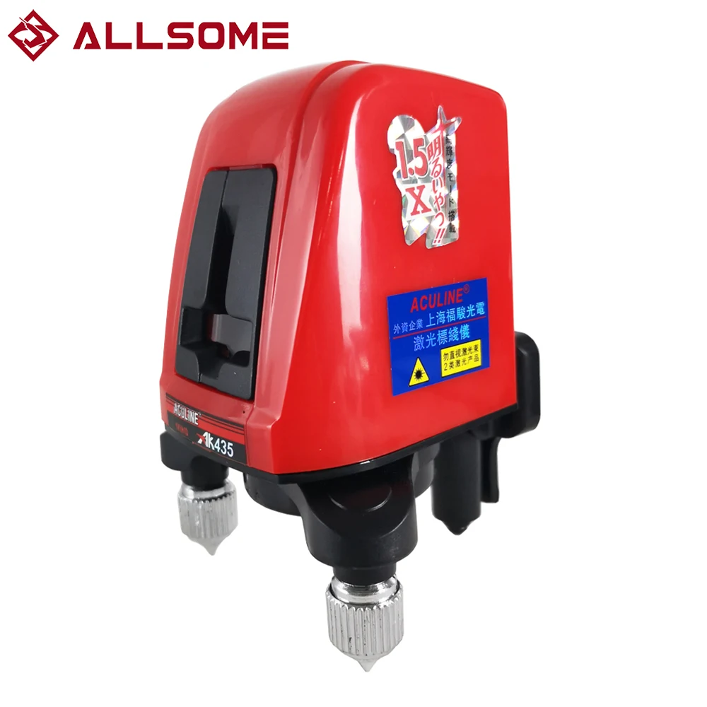 AK435 Laser Level 2 Line 1 Point Laser 635nm Slash Function.
