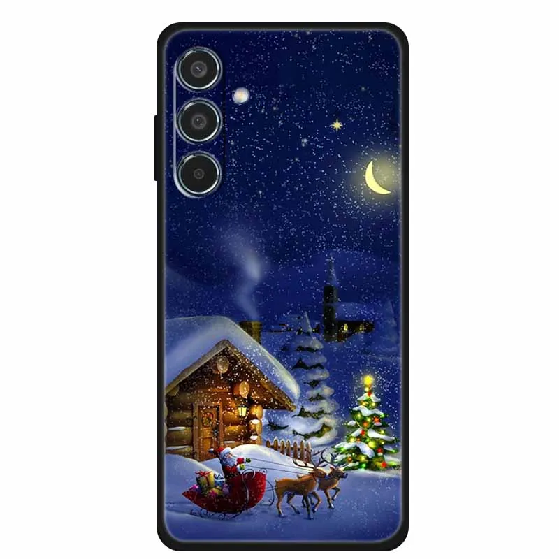 Festive Holiday Soft Silicone TPU Phone Case - Christmas Edition
