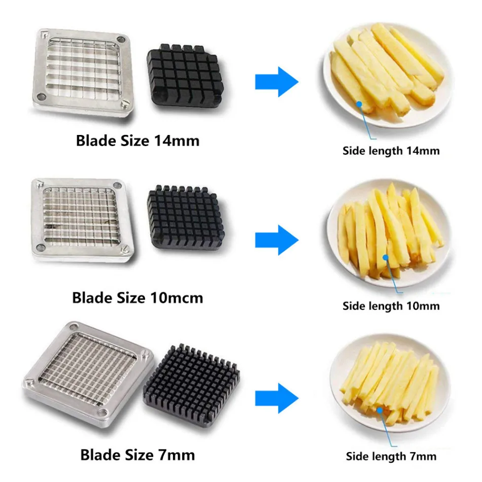 Commercial-Quality French Fry Cutter Blades & Plates