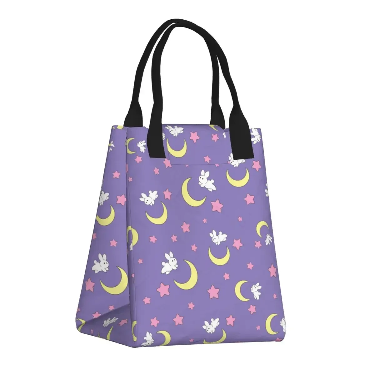 

Usagi Tsukino Moon Pattern Thermal Insulated Lunch Bags Women Japanese Anime Sailor Manga Resuable Lunch Food Bento Box