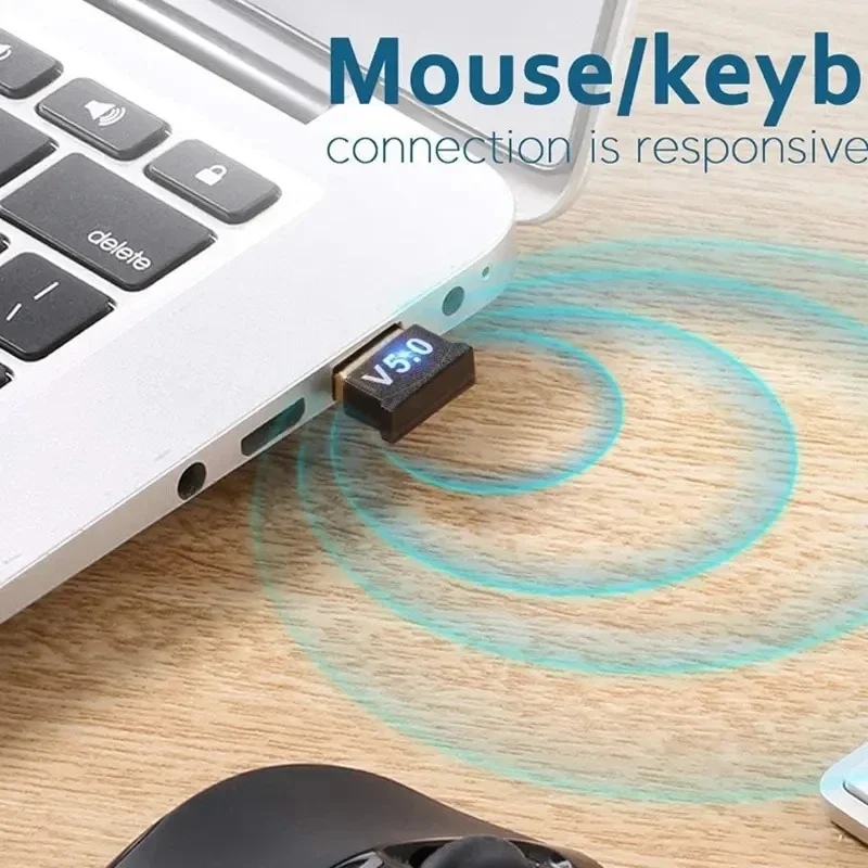 Usb Bluetooth Adapter Receiver 5.0 Wireless Removable Home Computer Desktop Bluetooth Audio Transmitter speaker