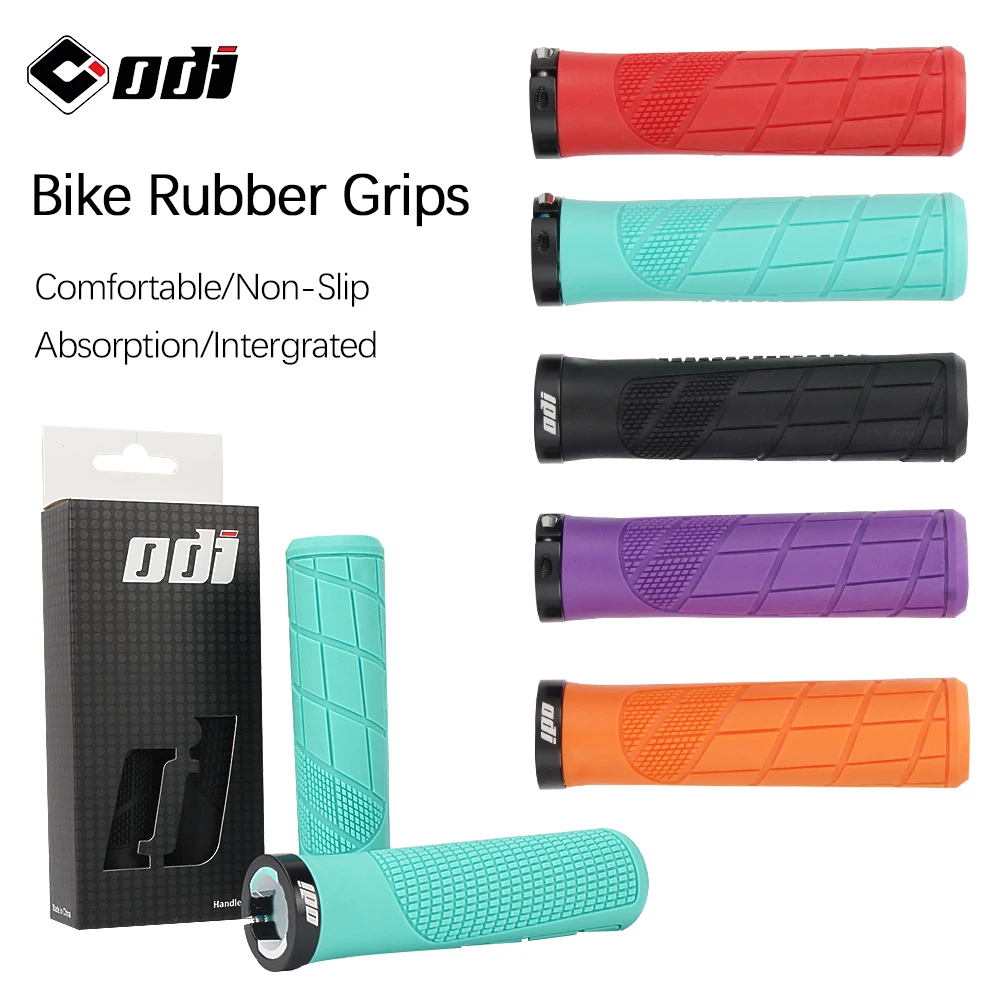 Rubber Lock-On Shockproof Non-Slip Handlebar Grips