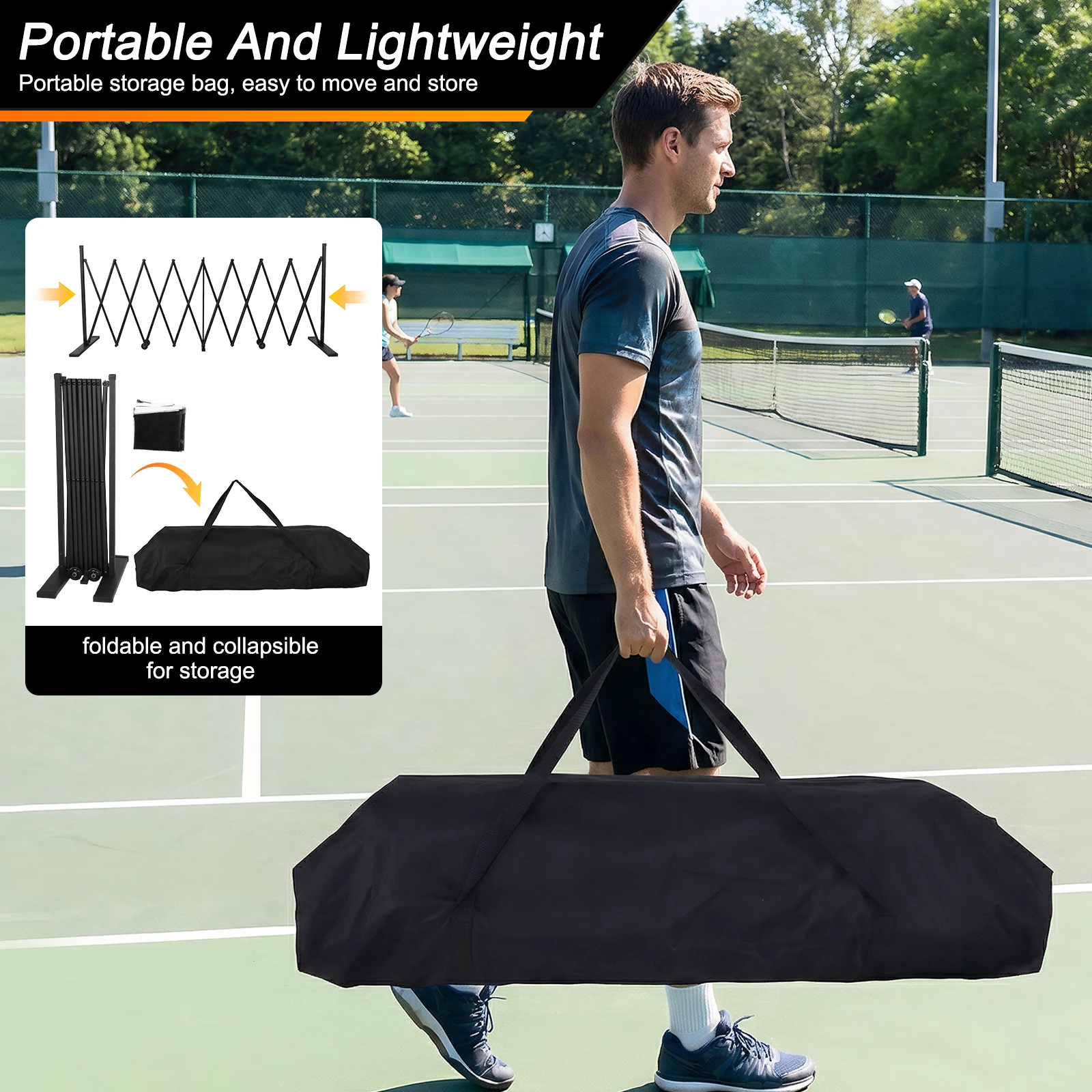 22FT Portable Pickleball Net Stand 5