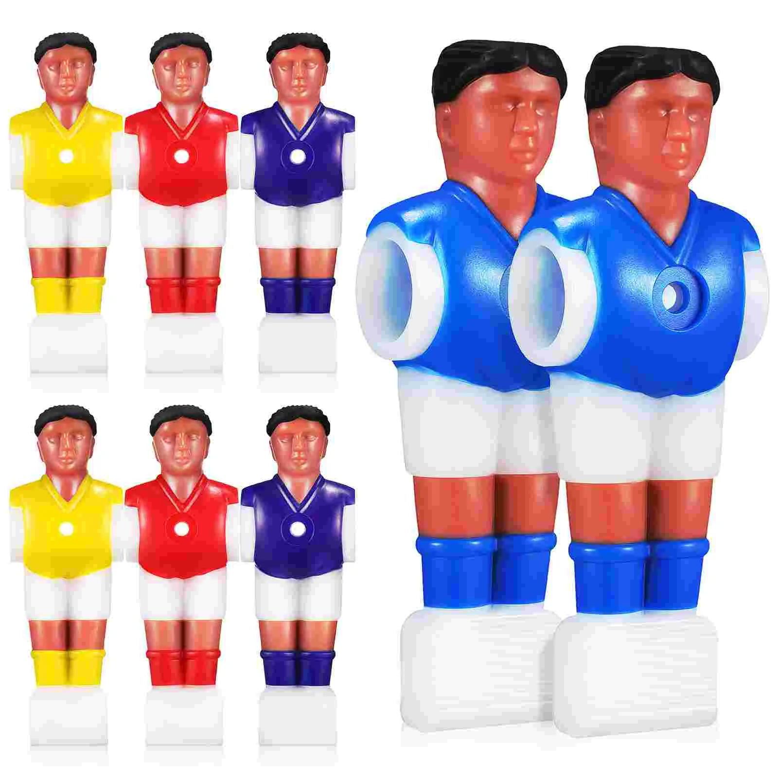 

8 Pcs Table Football Athletes Figures Table Soccer Game Accessories Football Machine Parts