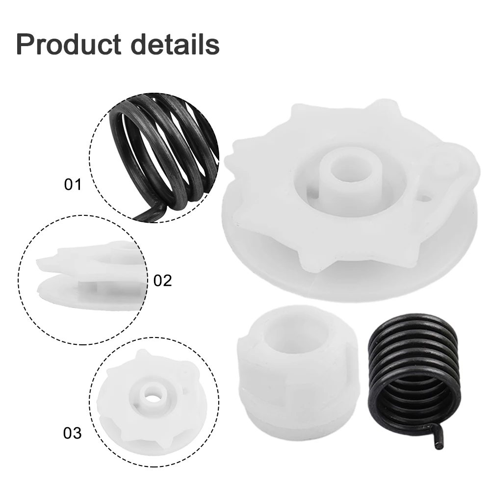 

Recoil Starter pulley Accessories Parts Tool Attachment Top Spring For Chainsaw 137 142 235 235E 236