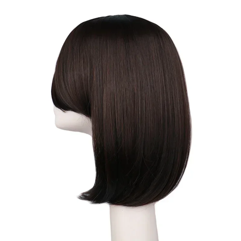 Frauen Mädchen Bob Gerade Cosplay Perücken Kostüm Party Schwarz Weiß Blau Rot Rosa 40 cm Kunsthaar Perücken Party – Detail 20