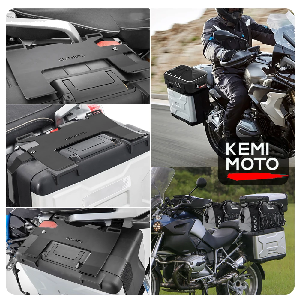 Kemomoto荷物レールbmwバリオケースbmw R1200 1250 gs R1200GS R1250GS