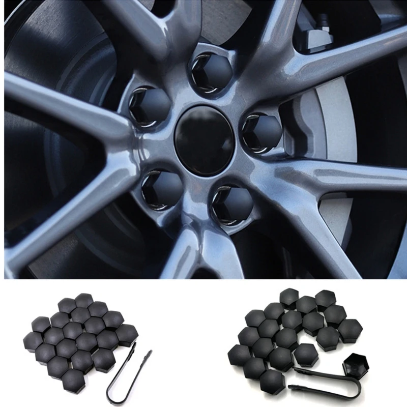 Wheel Center Hub Caps Center Cap Set Wheel Lug Nut Cover Kit for Tesla Model 3/S/X wheel center caps wheel center hub cap sticker wheel nut bolt covers wheel tire valve caps