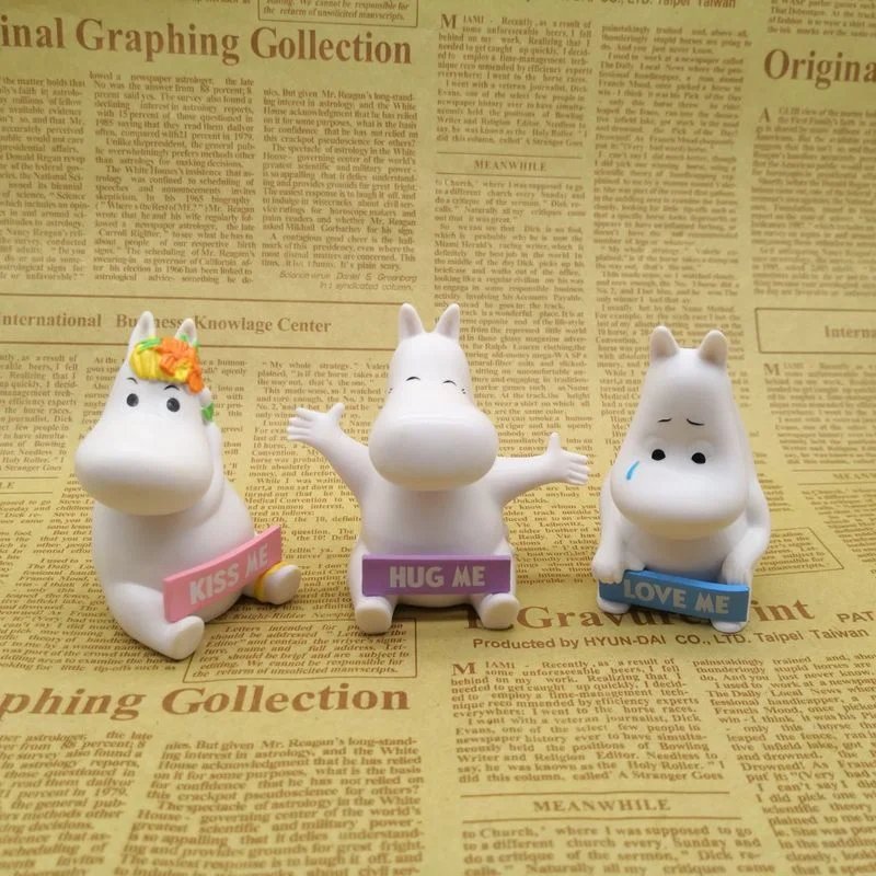 Фигурка аниме Подлинная россыпью Moomins Ограниченная серия парфюмерная шапочка