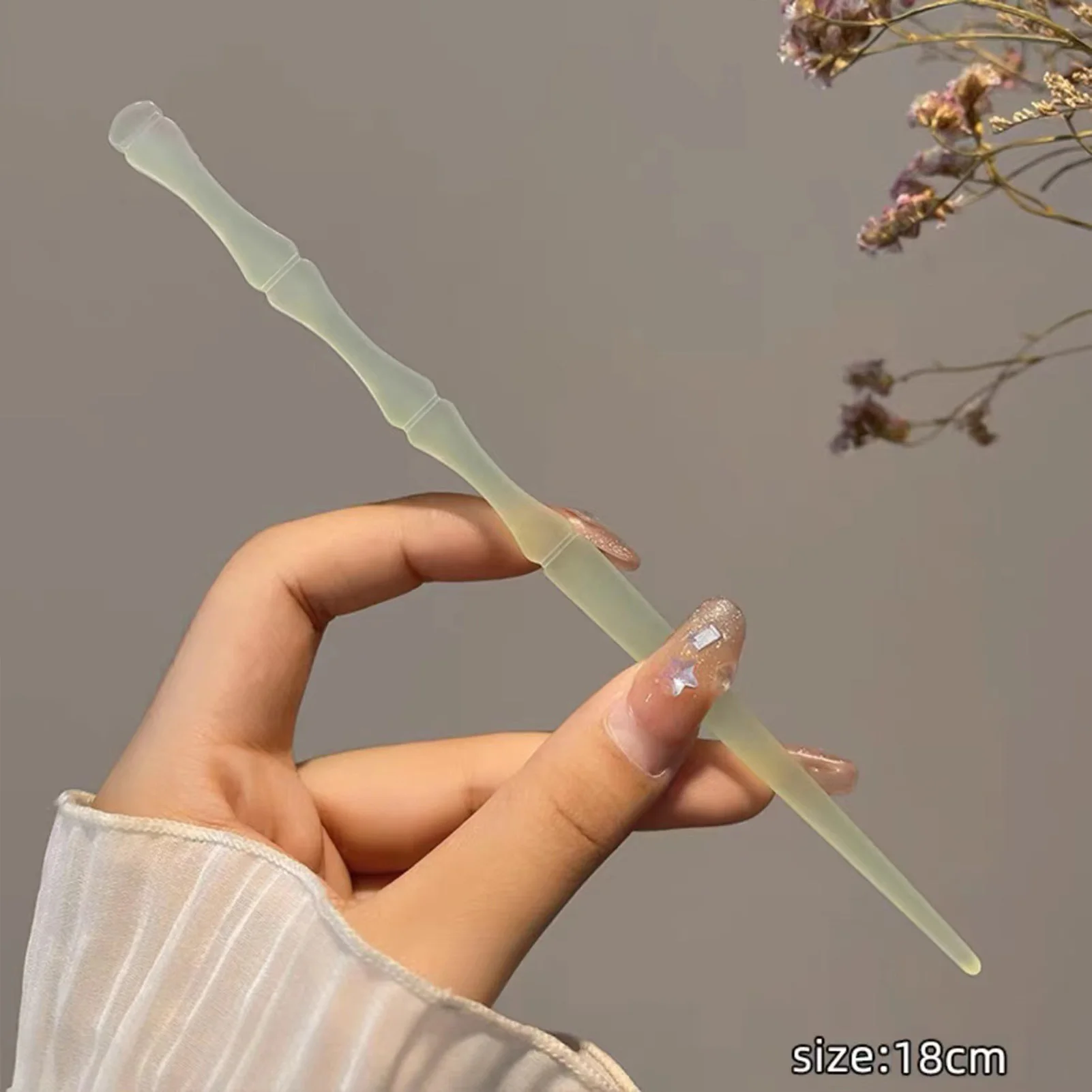 Chinesischen Stil Retro Haarnadel Essigsäure 18cm Elegante Haar Sticks Für Frauen Langes Haar Hochzeit Hanfu Cheongsam Haar Zubehör – Detail 6