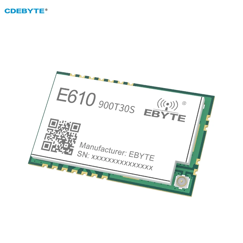 

Беспроводной модуль CDEBYTE E610-900T30S 868 МГц, Высокоскоростная непрерывная передача 30 дБм, 10 км, низкая задержка, высокоскоростной интерфейс IPEX SMD