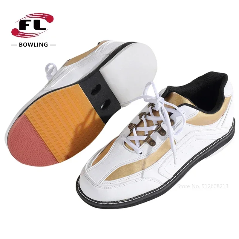 Unisex Bowling Alley Bowling Shoes Size 35-47 Super Fiber Anti Slip Sneakers Women Men Gym Special Sports Shoes