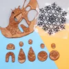 Mandala Polymer Clay Texture Stamp 6