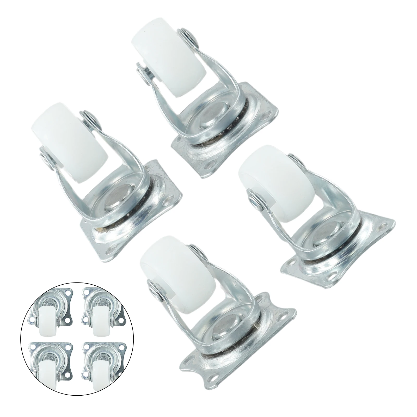Parts Swivel Casters Homes Warehouses With Rubber 4/12pcs Bearing Wheels Mount Ball Stroller Wheel High Quality 4