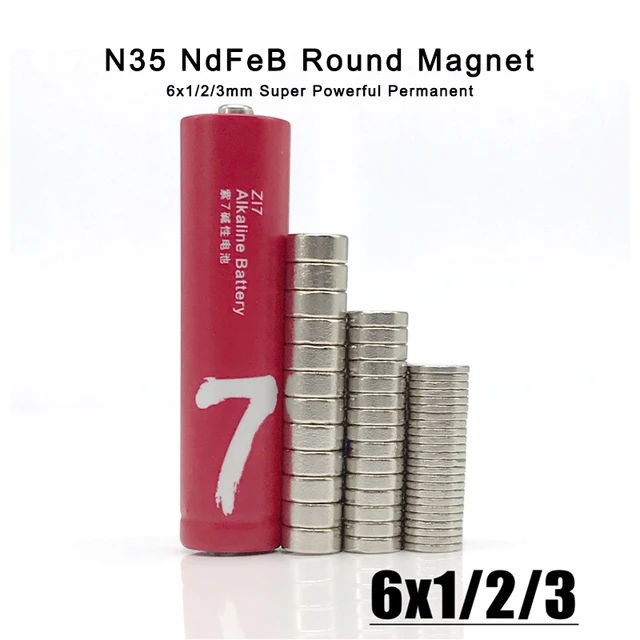 6mm Super Mini Round 5mm 1mmStrong imanes de neodimio potentes neodymium  magnets Magnetic aimant puissant imanes magneet - AliExpress