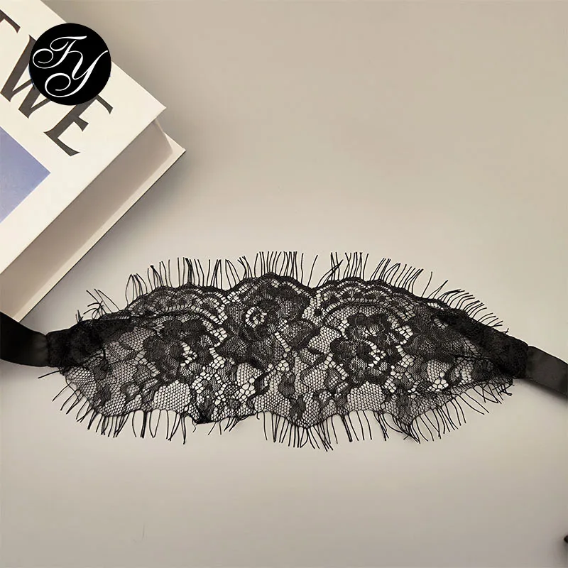 smSexy Underwear Accessories Lace Three-Piece Veil Bow Lace Handcuffs Binding Collar Female Sexy