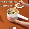 1.8L Multi-Functional Electric Pan, 600W 2 In 1 Instant Noodles Pot ,Non-Stick Kitchen Cooking Utensils Frying Household Cooker 1