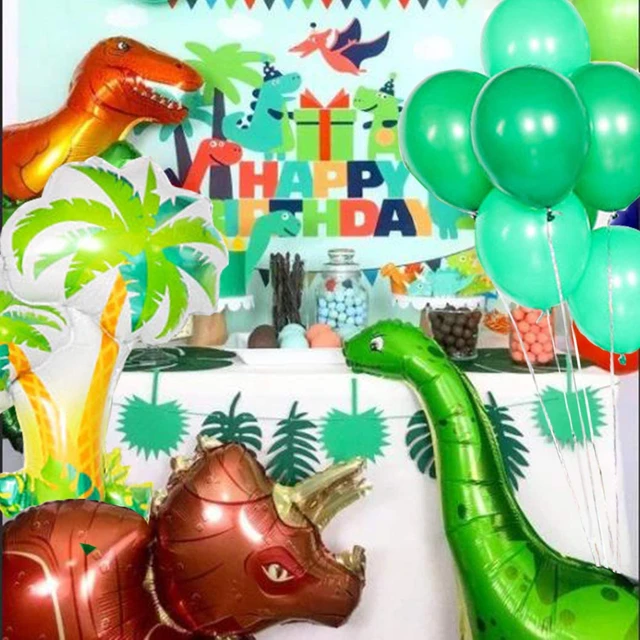 Set di palloncini di dinosauro gigante forniture per feste di compleanno di dinosauri  palloncini di dinosauro