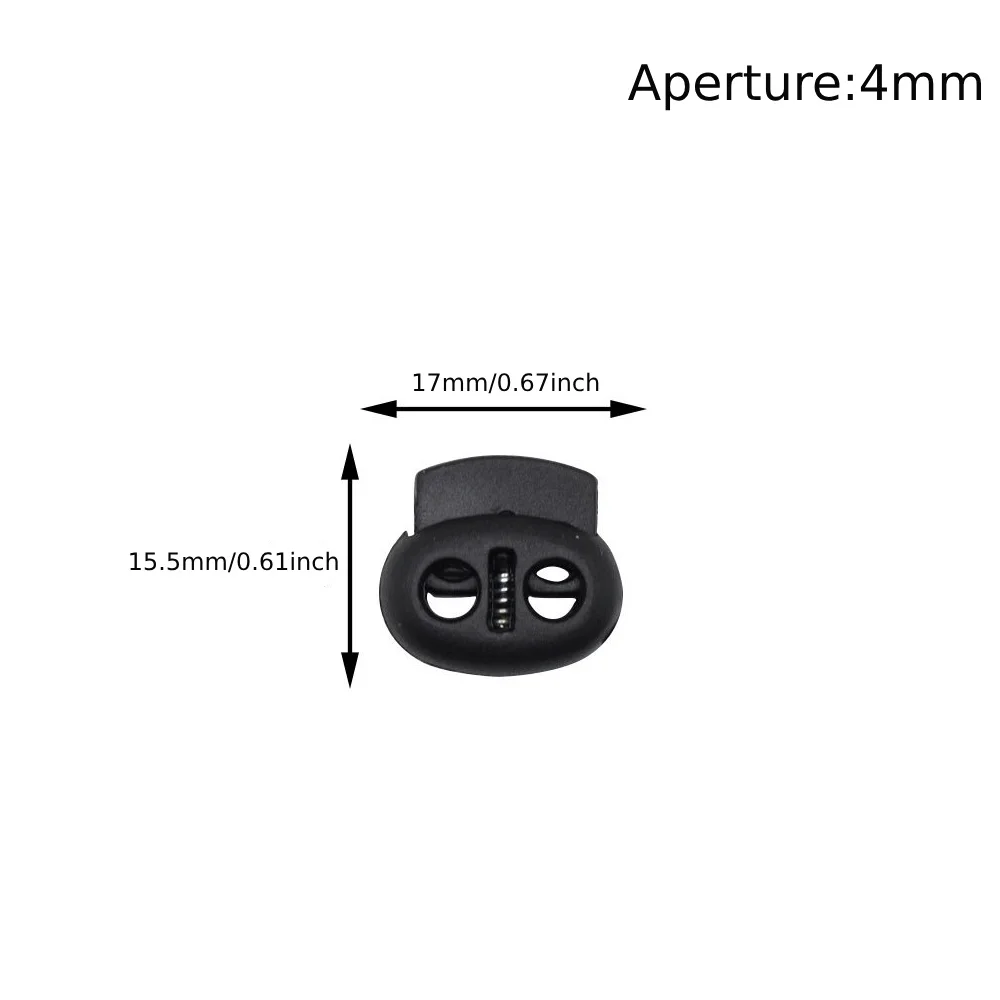 12pcs Plastic Cord Lock Stopper for Drawstring Elastic