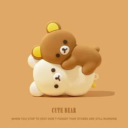 Cute 3D Rilakkuma Bear Silicone Earphone Case with Pendant for Airpods 3rd (BBX)