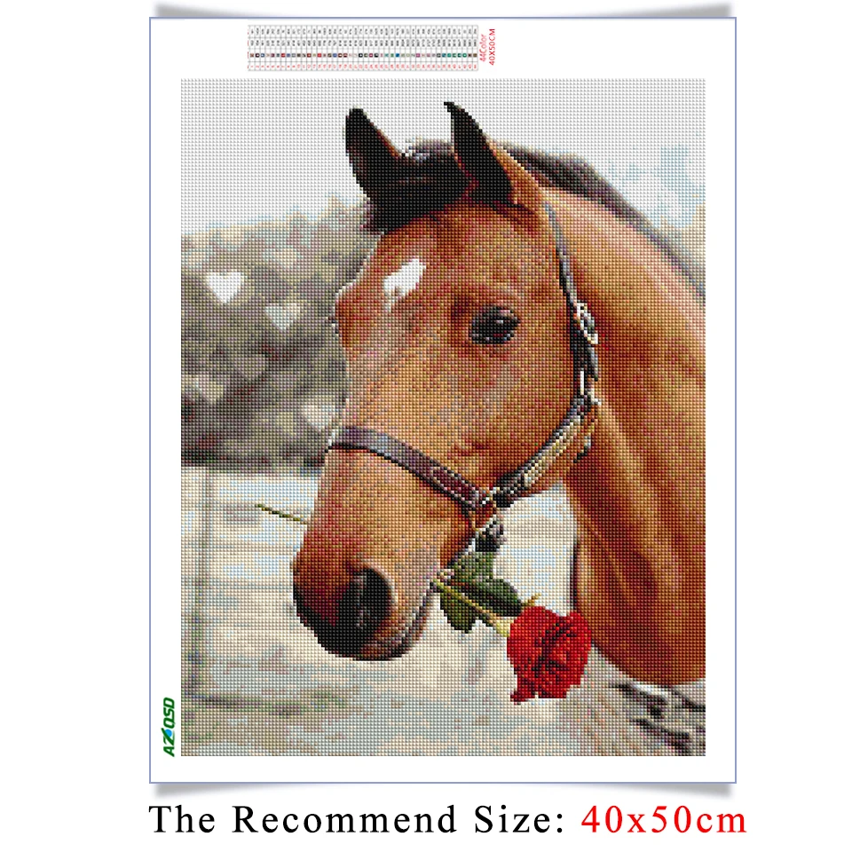 5D Diamond Painting Horse Diamond Art Embroidery Animal Handmade Rhinestones Gift Home Decor Needlework Cross Stitch diamond painting