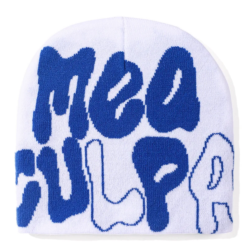 Mea Culpas Beanie Bonnet Y2k Beanies Mea Culpa Women's Cap Winter for Women  Hats Accessories 2023 - AliExpress
