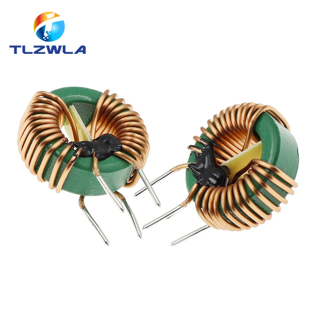 10PCS Common Mode Inductance 22*14*8 2MH 1.0 line Diameter 10A Magnetic Ring inductance Power Supply Filter inductance Coil