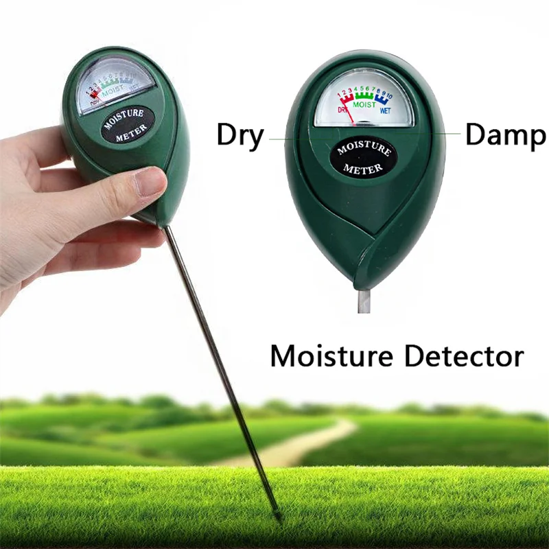 Soil Moisture Sensor Soil Dry Meter Wet Tester Metal Probe Gardening Intensity Measurement Analysis Outdoor Plant Hygrometer 1pc