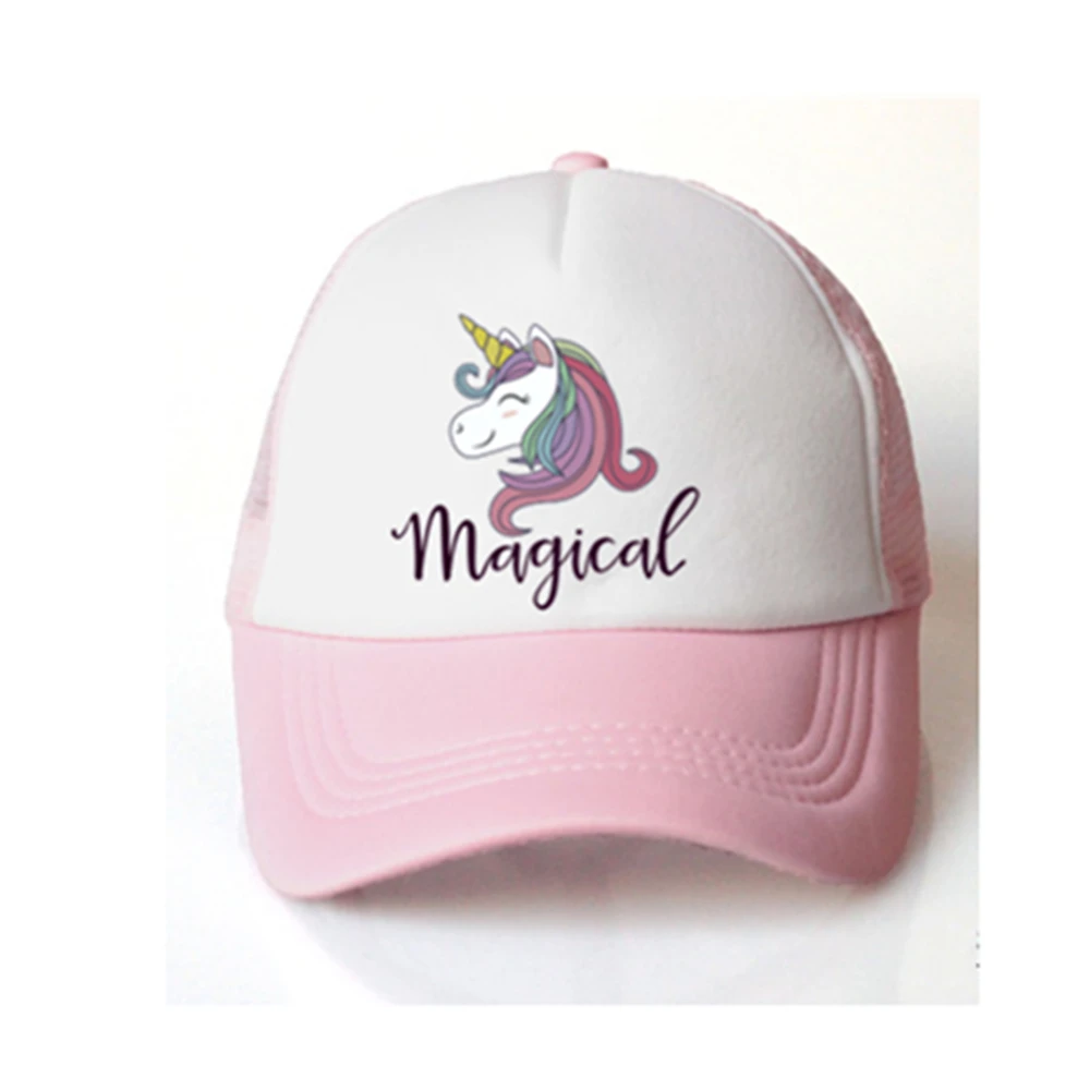 unicorn baseball cap baby girl hat cap accessories for 2 8 years girl