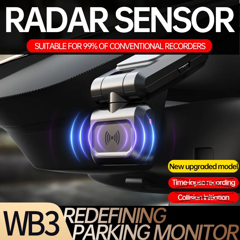 Parking Surveillance Partner for Dash Cam Radar & Hardwire Kit for 24H