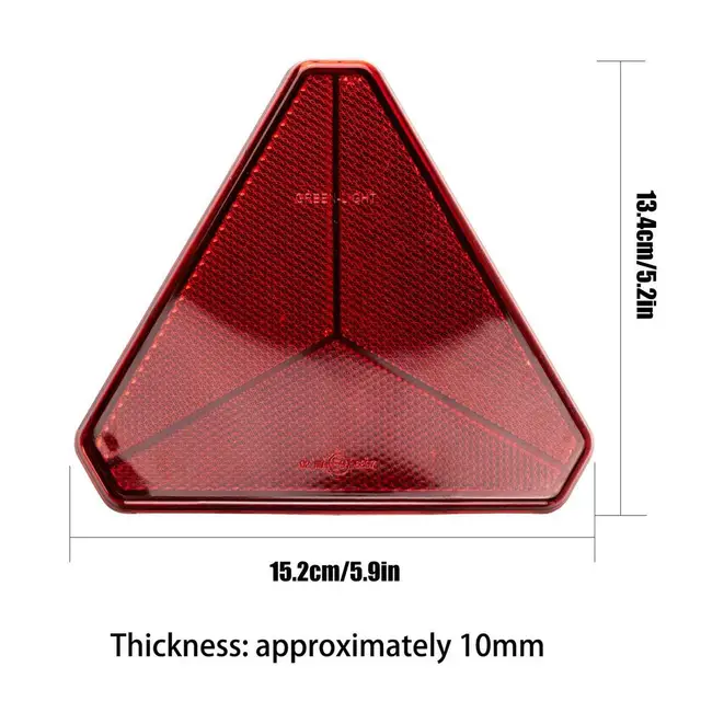 VICASKY 2 Sätze Warnschild Sicherheitsreflektierende Dreiecke Auto