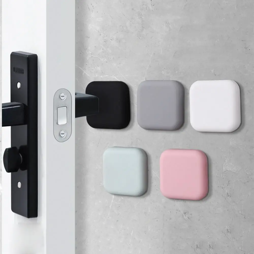 Silicone Door Stopper Wall Protector Door Crash Pad Anti-collision Mute Bumper
