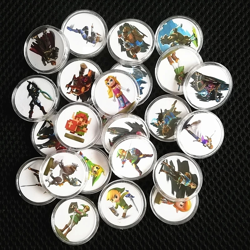 New Data 25Pcs/Set Zeldaes Amxxbo BOTW Game Collection Coin NFC Card NS For Free Shipping electronic lock for main gate