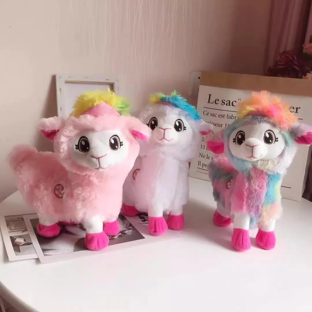 Sheep Llama Alpacas Plush Toy Electric Dancing Music Funny Toys Pets Doll Stuffed Soft Animal kids Christmas Gifts plush toys electric interactive toy