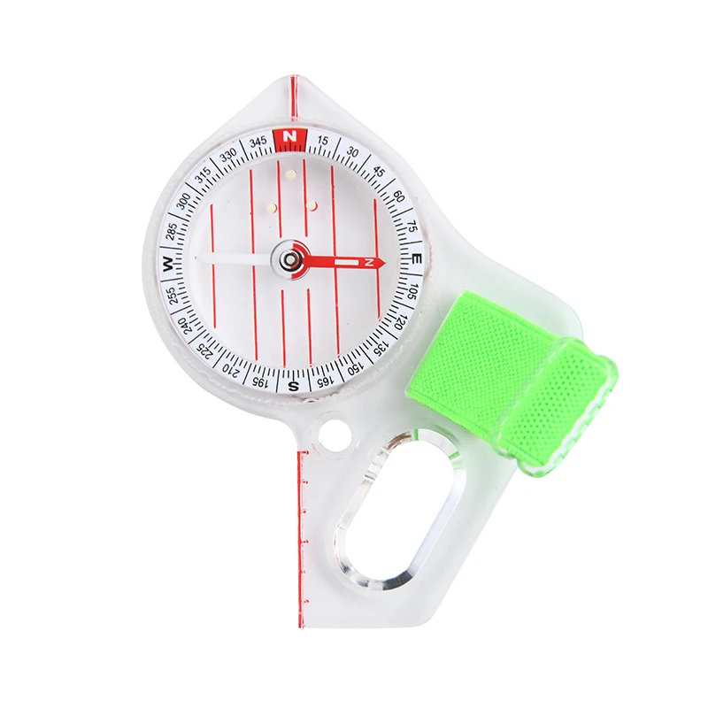 1Pc Outdoor Professional Thumb Compass Competition Orienteering Compass Bussola Portatile Map Scale Compass