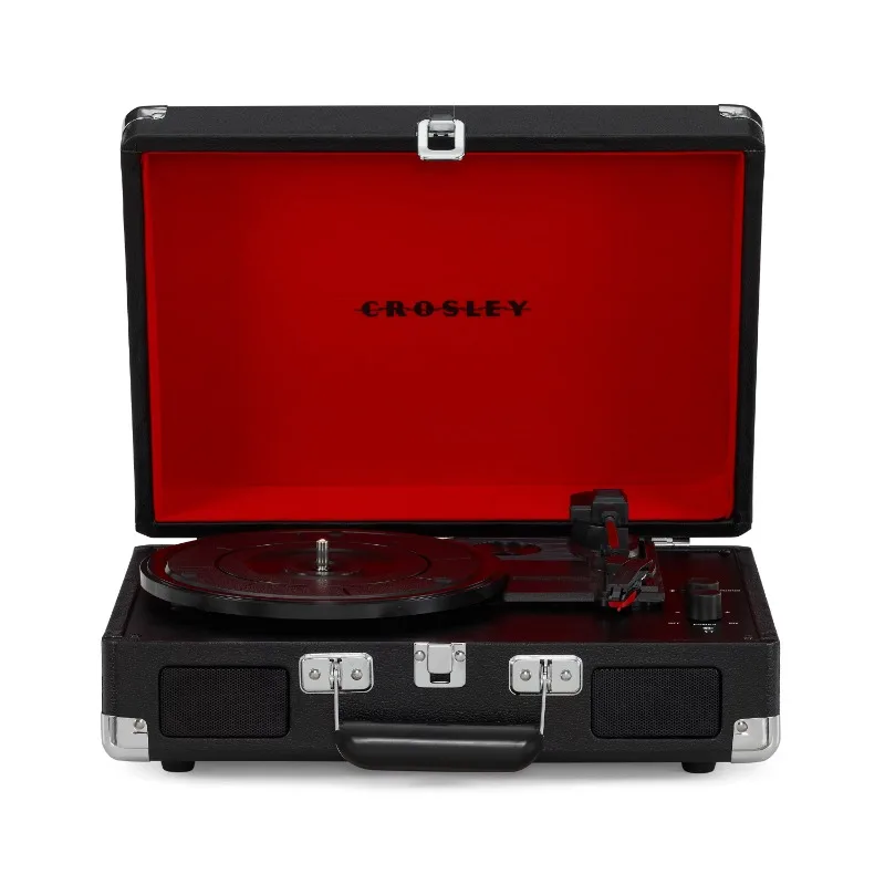 Crosley Cruiser Plus Vinyl Record Player with Speakers with wireless Bluetooth - Audio Turntables