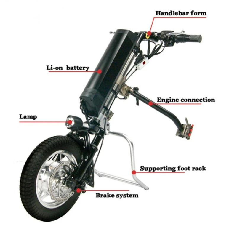 

patented 36v 350w electric wheelchair handcycle