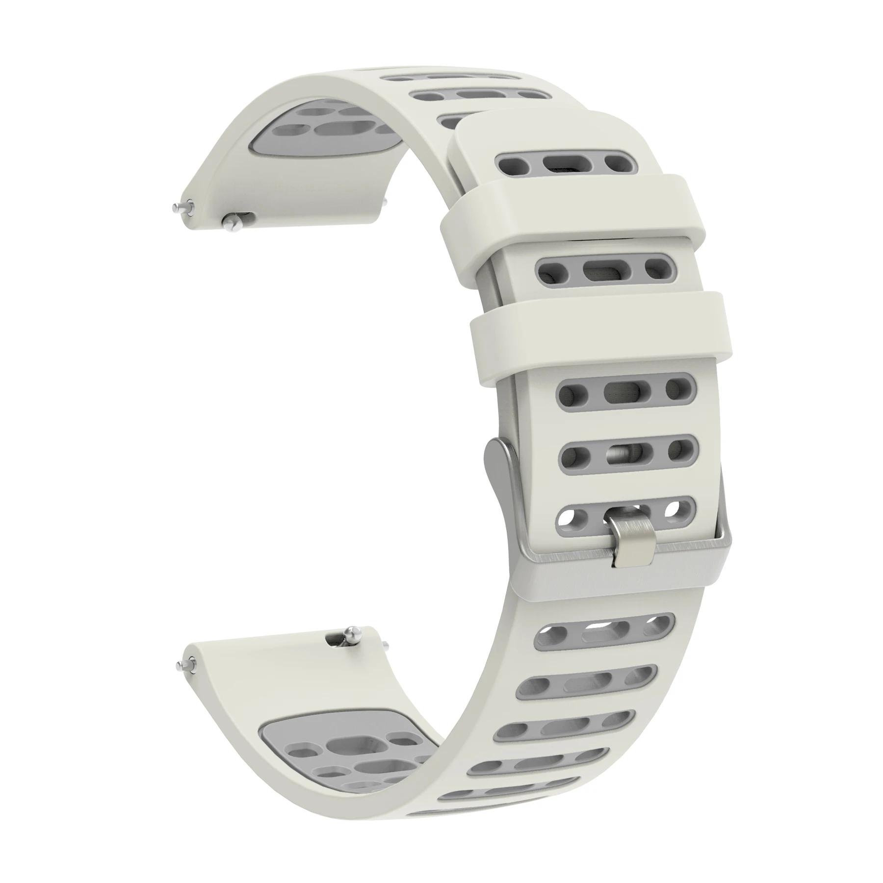 Fashion Sports Silicone Strap in Multiple Sizes: 18/20/22mm Bands
