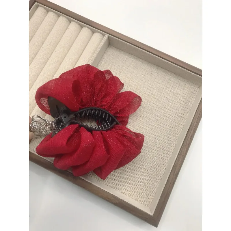 Women's High Ponytail Hair Clip Bubble Bow Ball Head Design Hairpin Holder Elegant Styling Tool Fashion Hair Accessories