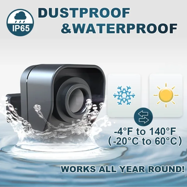 Driveway Alarm 800M Long Range Wireless Weather Resistant Motion Sensor&Detector-Monitor&Protect Outdoor/Indoor Property 3