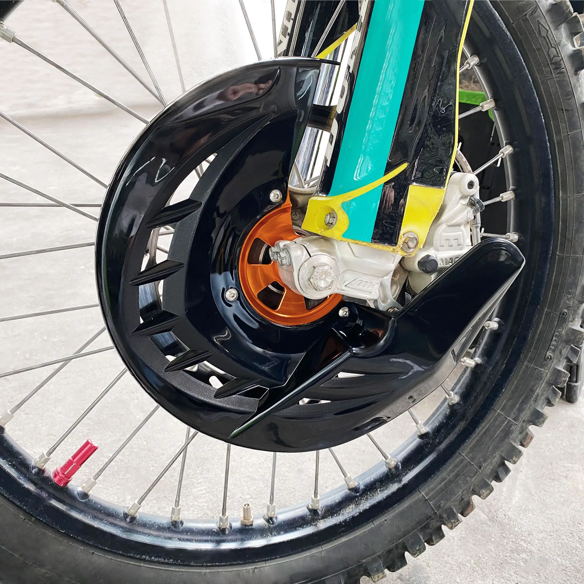 2025 2024 für Husqvarna TE300 FE450 TE FE 501 450 350 300 250 150 125 TC FC TX FX 2016-2025 Vordere Bremsscheibe Rotor Schutz Abdeckung – Detail 12