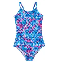 Children's summer mermaid new swimsuit girls one-piece swimsuit girls hot spring suspender swimsuit 6