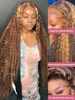 Highlight 13x6 Hd Lace Frontal Wig Human Hair Pre Plucked Deep Wave 30 40 Inch 13x4 Honey Blond Curly Lace Front Wigs Human Hair 2