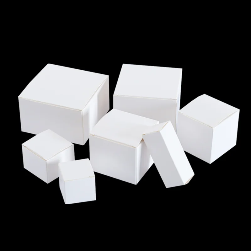 Petite boîte d'emballage d'huile essentielle, 50 pièces, bouteille de parfum rectangulaire, conteneur de bonbons de mariage, boîte d'emballage cadeau, logo personnalisé