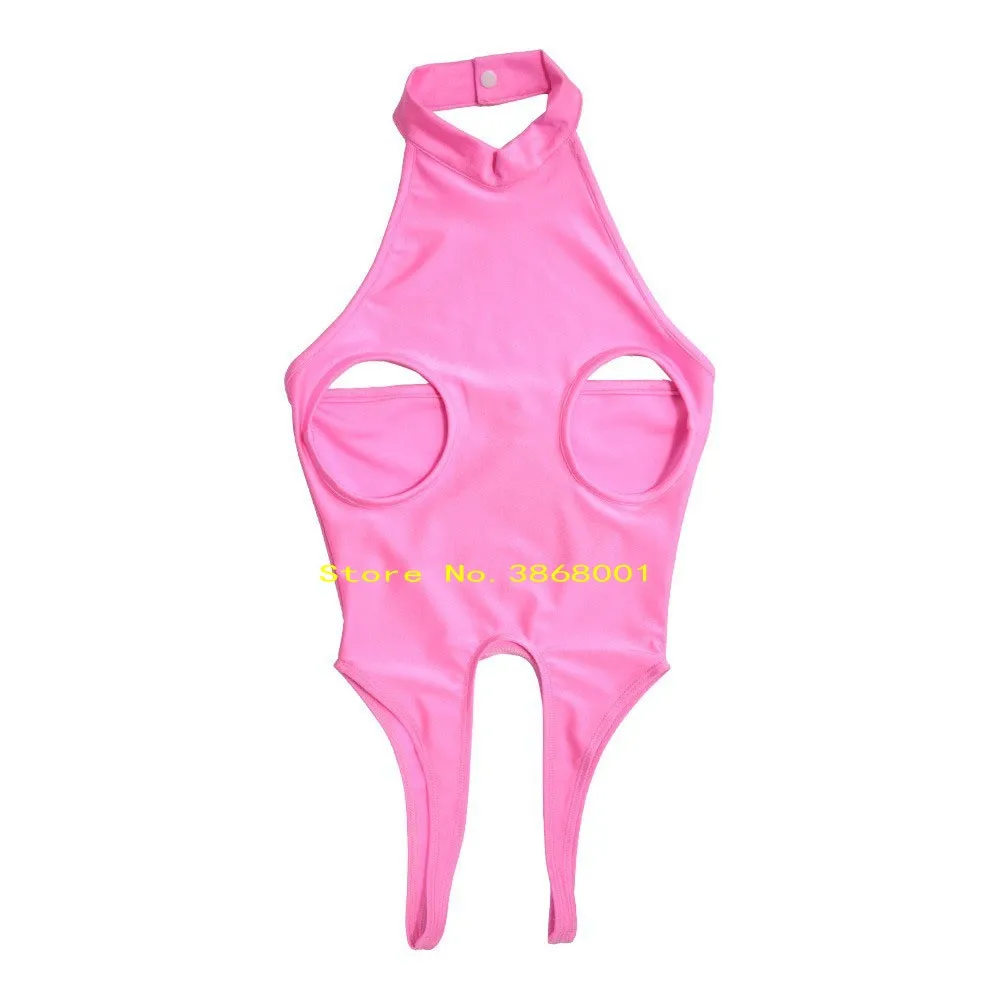 

Women's sexy halter style sexy one-piece catsuit Hollow out chest jumpsuit