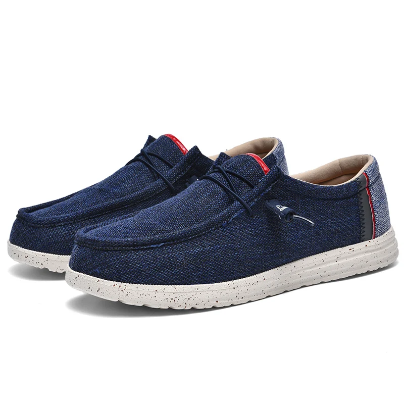 

36-48 Fashion Outdoor Canvas Shoes Casual Shoes for Men Driving Loafers Shoes Antiskid Flat Designer Walking Boy Free Shipping