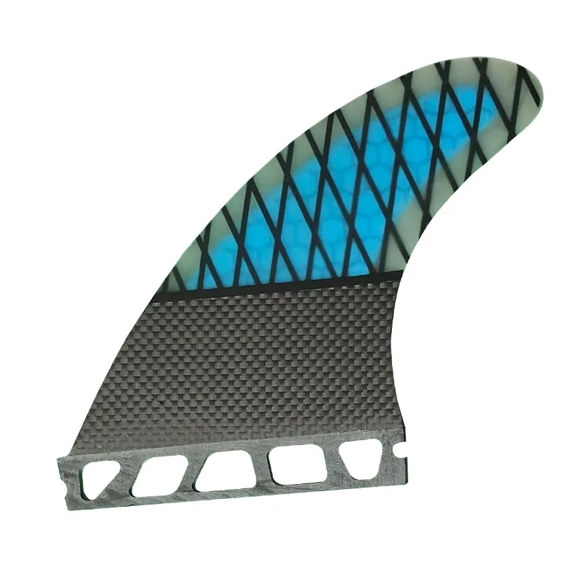 NEW MFG3 S/G5 L Future Blue honeycomb semi-carbon surfboard fins lightweight & durable enhanced performance for surfing surfboard fin